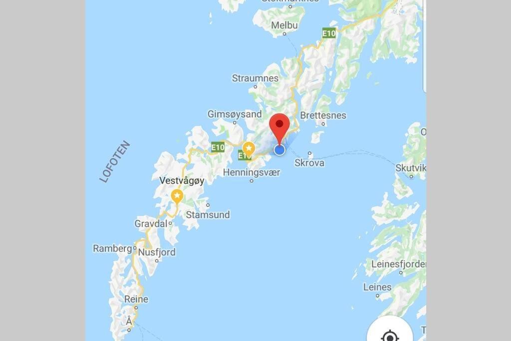 Nydelig Hytte I Kabelvag Lofoten Exteriér fotografie